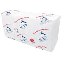 Салфетки СЫКТЫВКАРСКИЕ Рамка Белые 2-слойные 33х33см 200шт