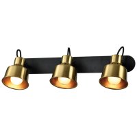 Спот RIVOLI Lenore 3х40Вт E14 поворотный металл латунь