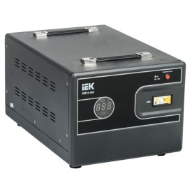 Стабилизатор напряжения IEK Hub 8кВА черный