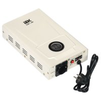 Стабилизатор напряжения IEK Slim 1кВА белый