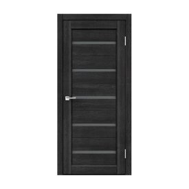 Полотно дверное со стеклом Velldoris Premier 11 900х2000мм секвойя темная