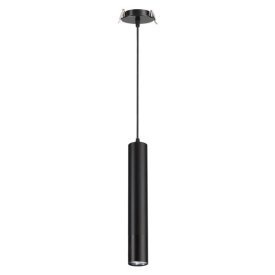 Светильник встраиваемый NOVOTECH Pipe 50Вт GU10 черный