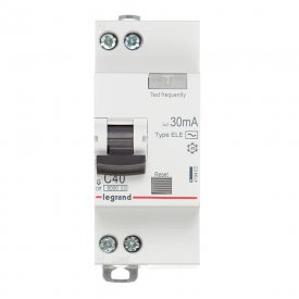 Автомат дифференциальный Legrand RX3 40А 1P+N тип AC 30 мА 6 кА (419403)