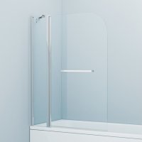 Шторка для ванны IDDIS Ray 87х147см поворотный хром