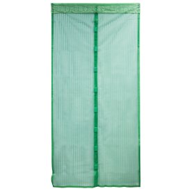 Сетка противомоскитная РЫЖИЙ КОТ 210х100см зелёная на магнитах