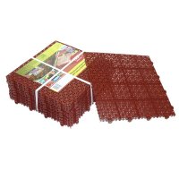 Покрытие модульное Happy Time 11шт 30х30х1см коричневый