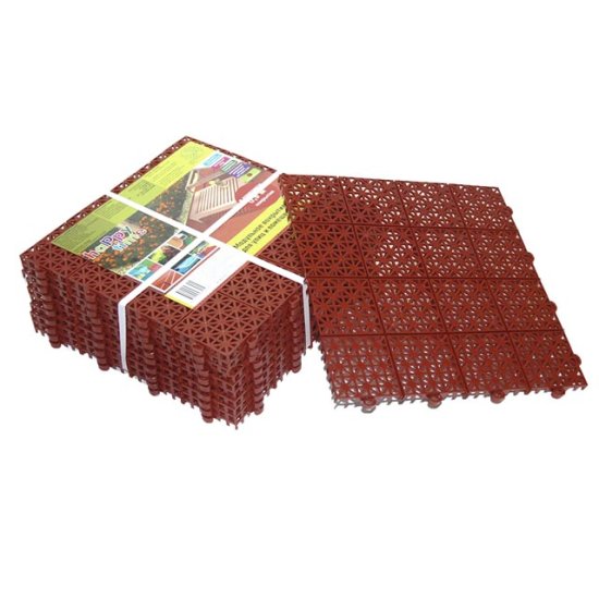 Покрытие модульное Happy Time 11шт 30х30х1см коричневый