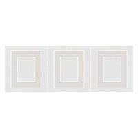 Декор настенный 15х40 ВИЛЛАНЕЛЛА геометрия, белый