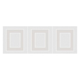 Декор настенный 15х40 ВИЛЛАНЕЛЛА геометрия, белый