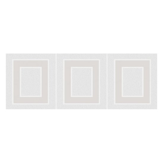 Декор настенный 15х40 ВИЛЛАНЕЛЛА геометрия, белый