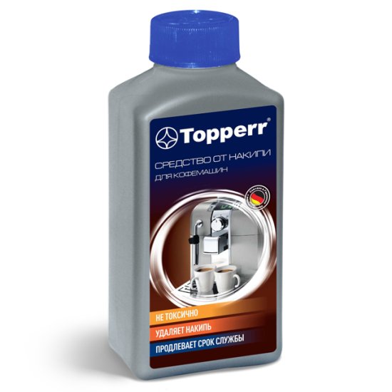 Очиститель от накипи TOPPERR 250мл для кофемашин
