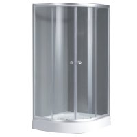 Ширма душевая OFELIS Classic New 80х80х195см низкий поддон 1/4 круга