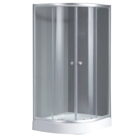 Ширма душевая OFELIS Classic New 80х80х195см низкий поддон 1/4 круга