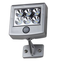 Прожектор светодиодный на выносной солнечной батарее ЭРА 6х0,5Вт 150Лм 6500К IP44 с датчиком движени