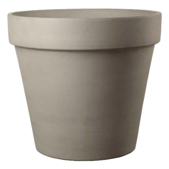 Горшок керамический Vaso 2,4л d17см h14,9см темно-серый