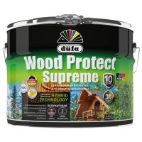 Средство деревозащитное DUFA Wood Protect Supreme 9л тиковое дерево, арт.МП00-008526