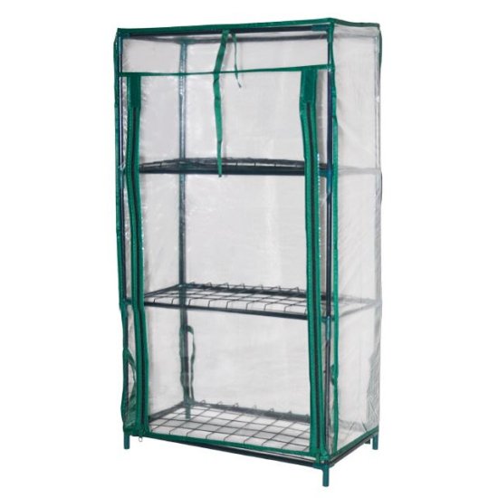Парник переносной 46х24х80см 3 полки полиэтилен