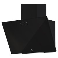 Вытяжка LEX MOZA 500 BLACK 50см 650куб стекло, чёрный