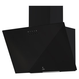 Вытяжка LEX MOZA 500 BLACK 50см 650куб стекло, чёрный
