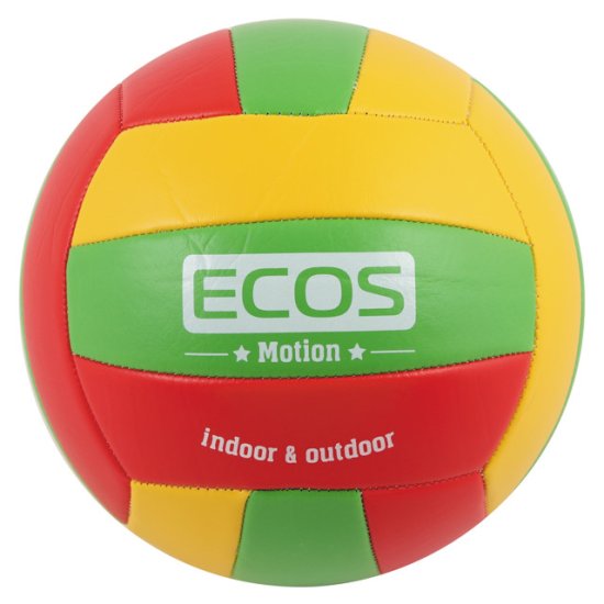 Мяч волейбольный ECOS с насосом ПВХ