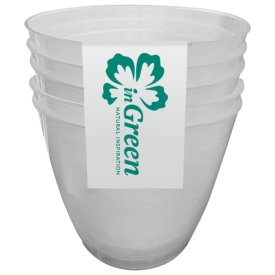 Набор горшков для пикирования рассады INGREEN 5шт 0,7л прозрачный