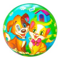 Мяч Котенок и щено d23см в ассортименте ПВХ