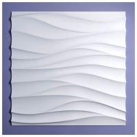 Панель стеновая BELLO-DECO СП 13 15х500х500мм полимер(xps) белая, арт. 00-00106706