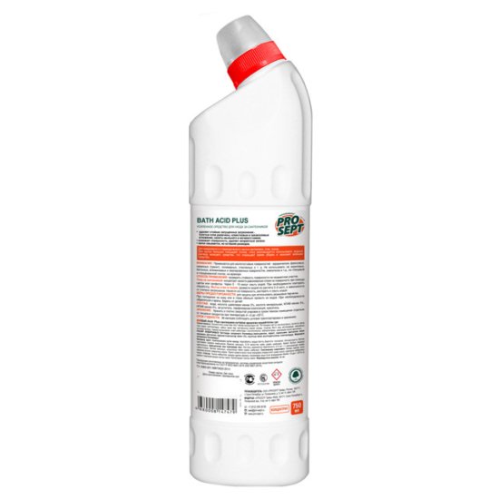 Средство для туалета PROSEPT Bath Acid Plus Citrus концентрат 750мл