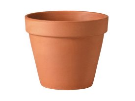 Горшок керамический Vaso 7,9л d27см h24см терракотовый