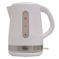 Чайник OASIS K-1PW 2200Вт 1,7л пластик белый