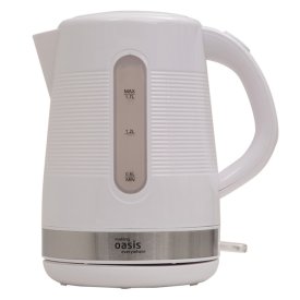 Чайник OASIS K-1PW 2200Вт 1,7л пластик белый