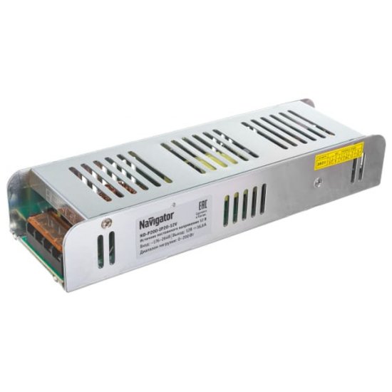 Блок питания (драйвер) Navigator 71 468 ND-P200-IP20-12V