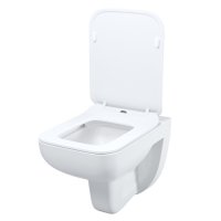 Унитаз подвесной IDDIS Vibe безободковый микролифт белый