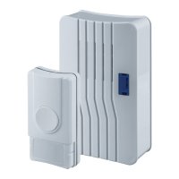 Звонок беспроводной NAVIGATOR IP54 10 мелодий 3хАА белый