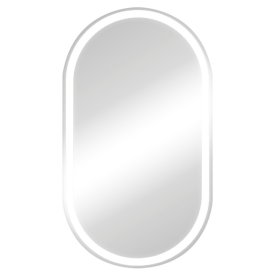 Шкаф зеркальный Respect 45х80см LED датчик движения белый