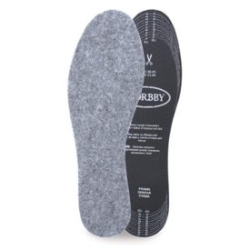 Стельки CORBBY Felt зимние мягкий войлок, латекс безразмерные