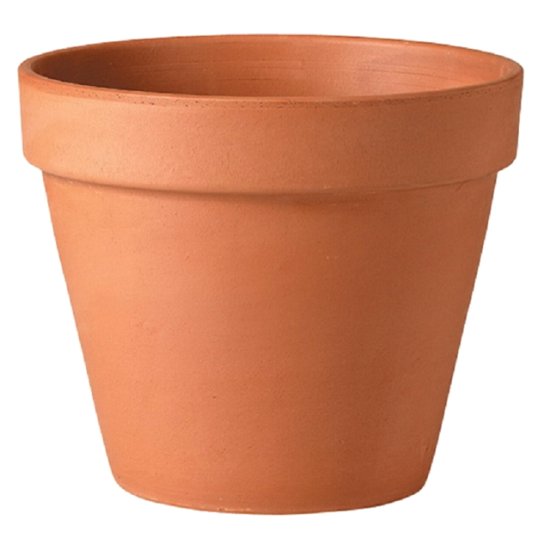Горшок керамический Vaso 0,34л d9см h8см терракотовый