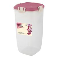 Контейнер для продуктов SUGAR&SPICE Barberry 1,5л квадратный пластик брусничный