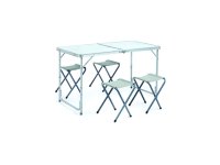 Комплект туристической мебели складной стол 4 стула в асс-те