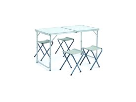 Комплект туристической мебели складной стол 4 стула в асс-те