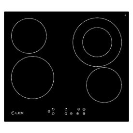Поверхность электрическая LEX EVH 641 BL 4 конфорки черный