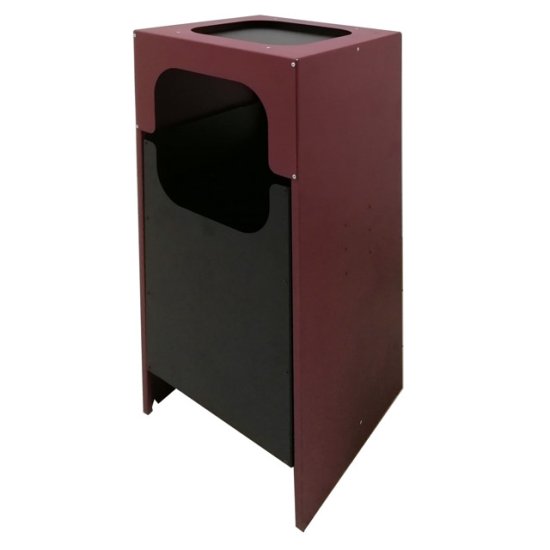 Урна FIREWOOD NEVA-75 75х36х36см сталь бордовый