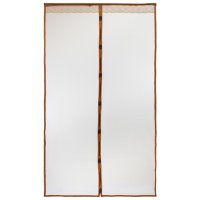 Сетка противомоскитная РЫЖИЙ КОТ Птички 210х120см коричневая на магнитах