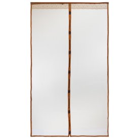 Сетка противомоскитная РЫЖИЙ КОТ Птички 210х120см коричневая на магнитах