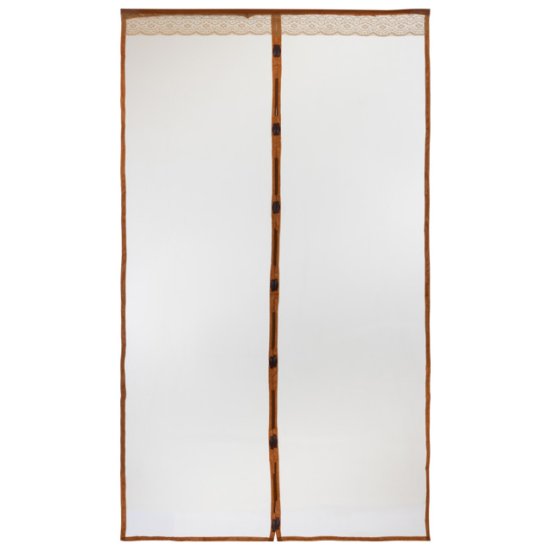 Сетка противомоскитная РЫЖИЙ КОТ Птички 210х120см коричневая на магнитах