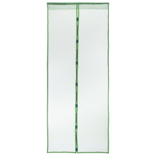 Сетка противомоскитная РЫЖИЙ КОТ Птички 220х90см на магнитах зеленая