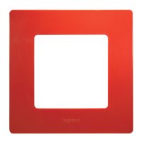 Рамка 1 пост LEGRAND Etika красный
