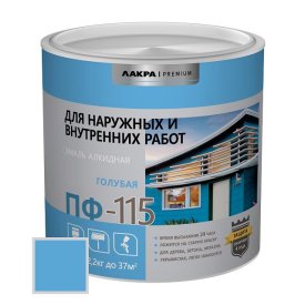 Эмаль Лакра Премиум ПФ-115, голубая, 2,2 кг
