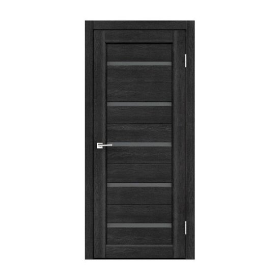 Полотно дверное со стеклом Velldoris Premier 11 700х2000мм секвойя темная