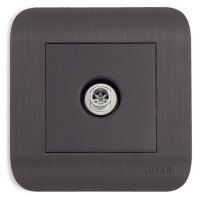 Розетка телевизионная LUXAR Deco IP20 венге